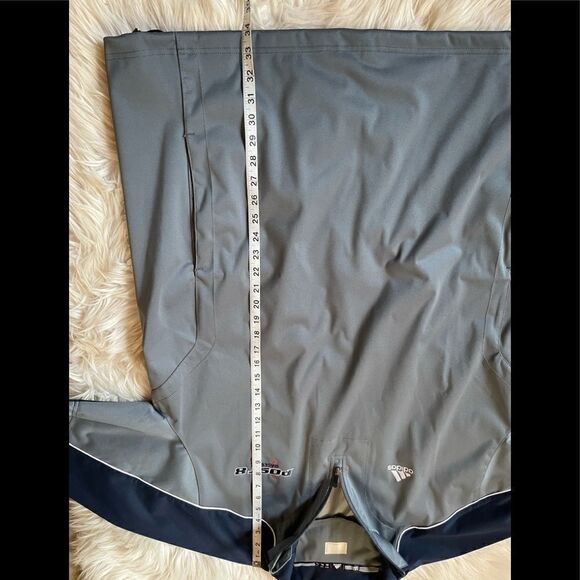 Adidas Men’s Gray & Blue Short Sleeve “Post 8 Baseball” Athletic Top (Size: XL) - Picture 8 of 11